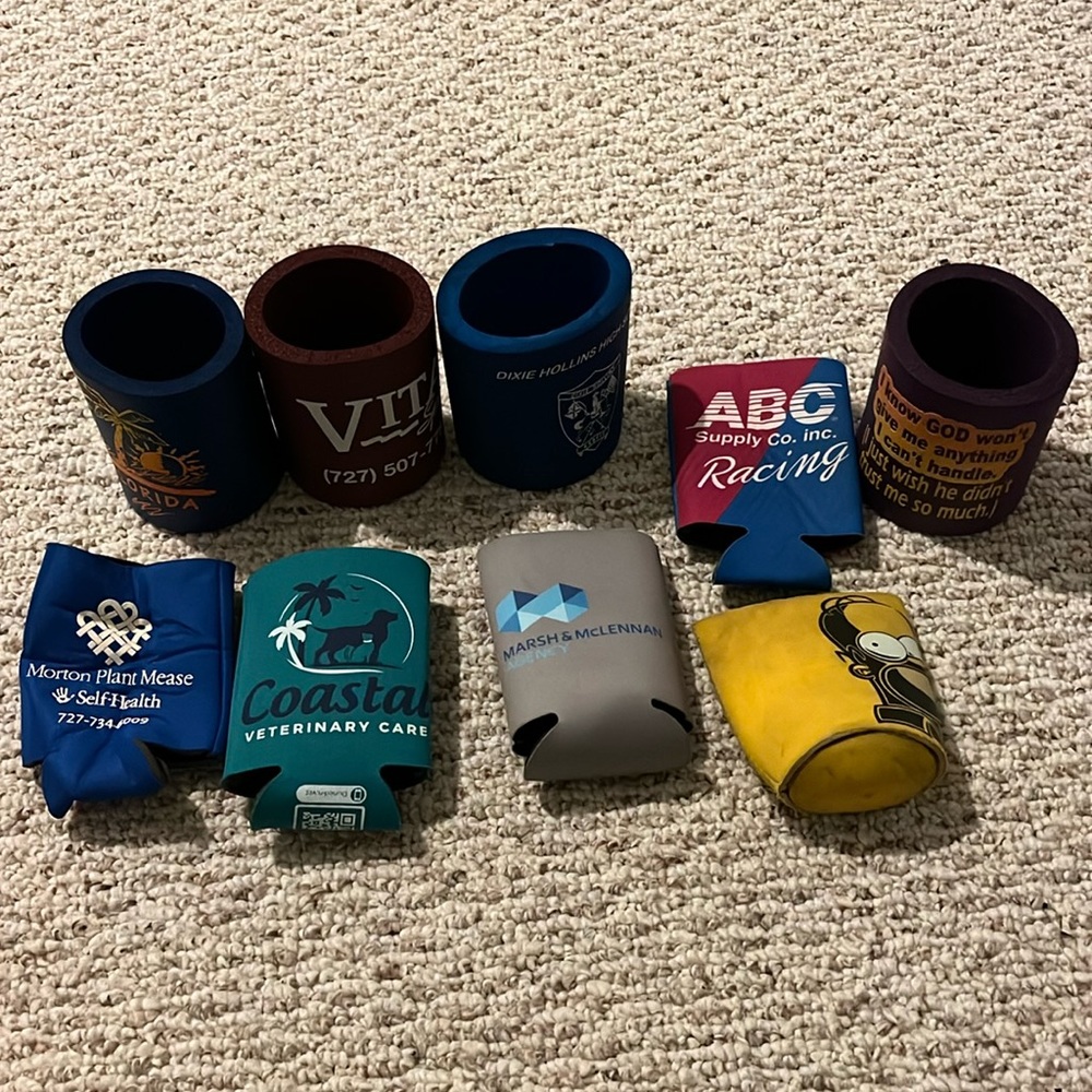 9 coozies
